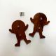 Handcrafted Astronaut Cupboard Handles Acacia Wood Set